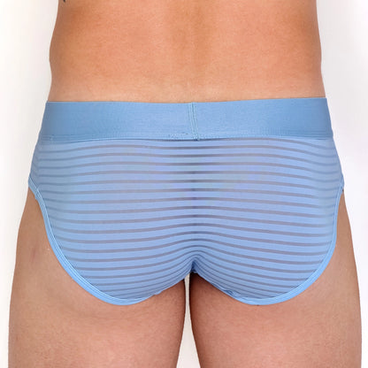 Skull & Bones Stripe Sheer Briefs