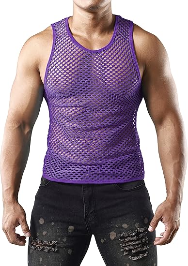 JG Fishnet Muscle Tank