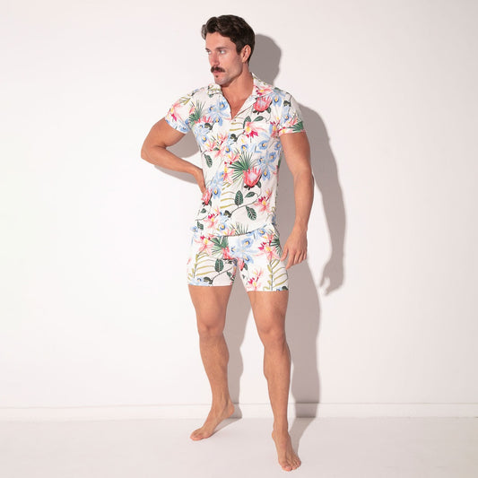Code22 Silken Floral Slim Fit Shirt