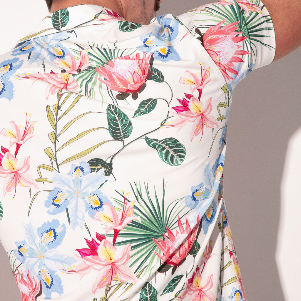 Code22 Silken Floral Slim Fit Shirt