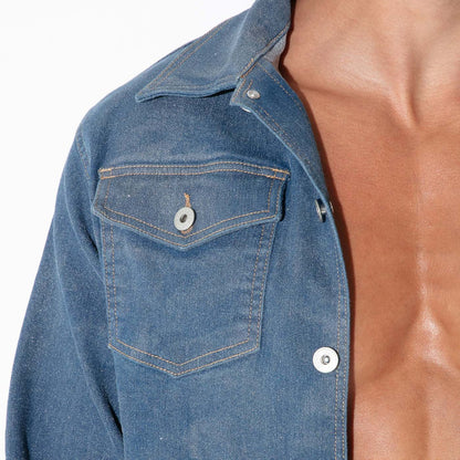 Code22 Metallic Denim Jacket