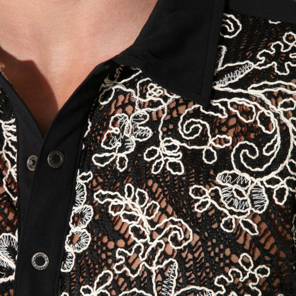 Code22 Contract Corded Lace Shirt