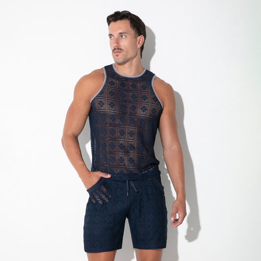 Code22 Graphic Lace Tank