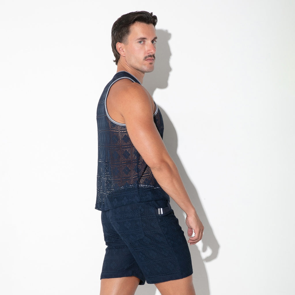 Code22 Graphic Lace Tank