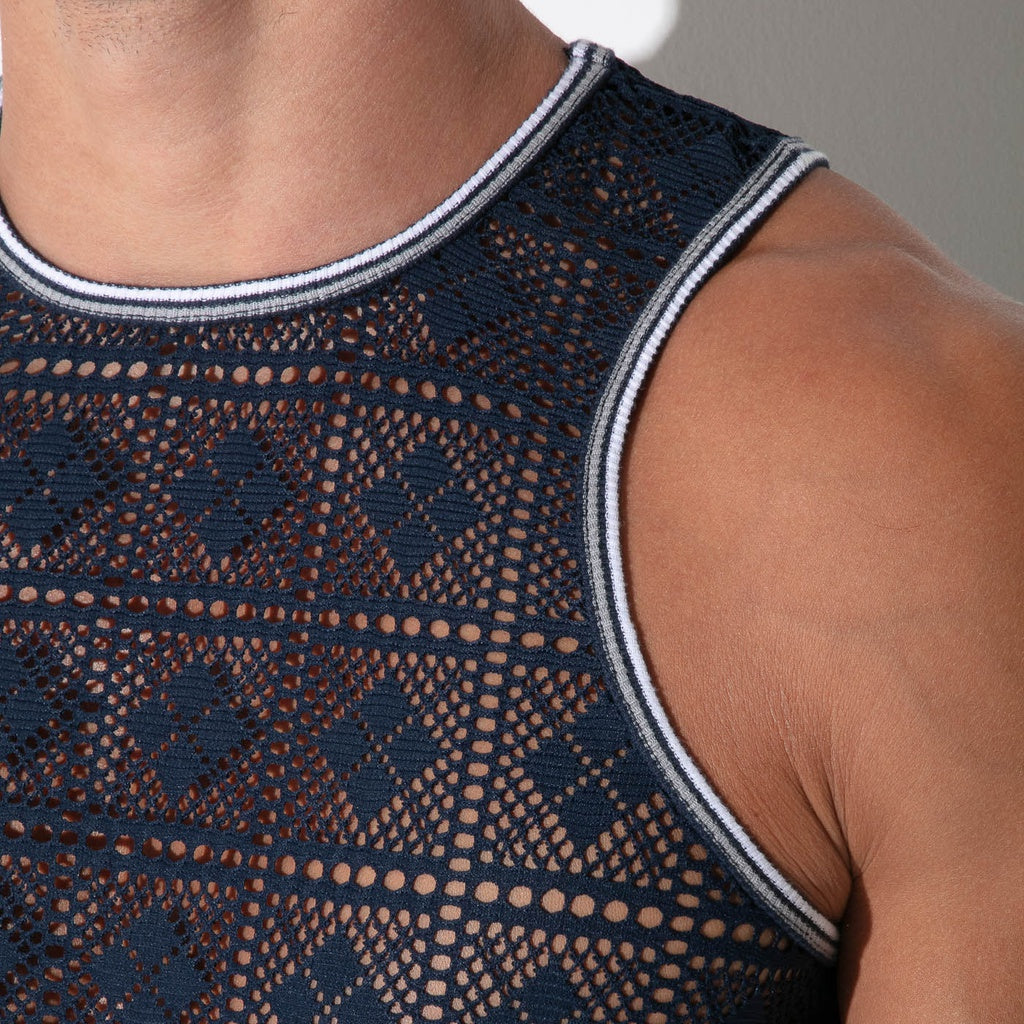 Code22 Graphic Lace Tank