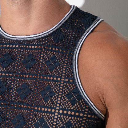 Code22 Graphic Lace Tank