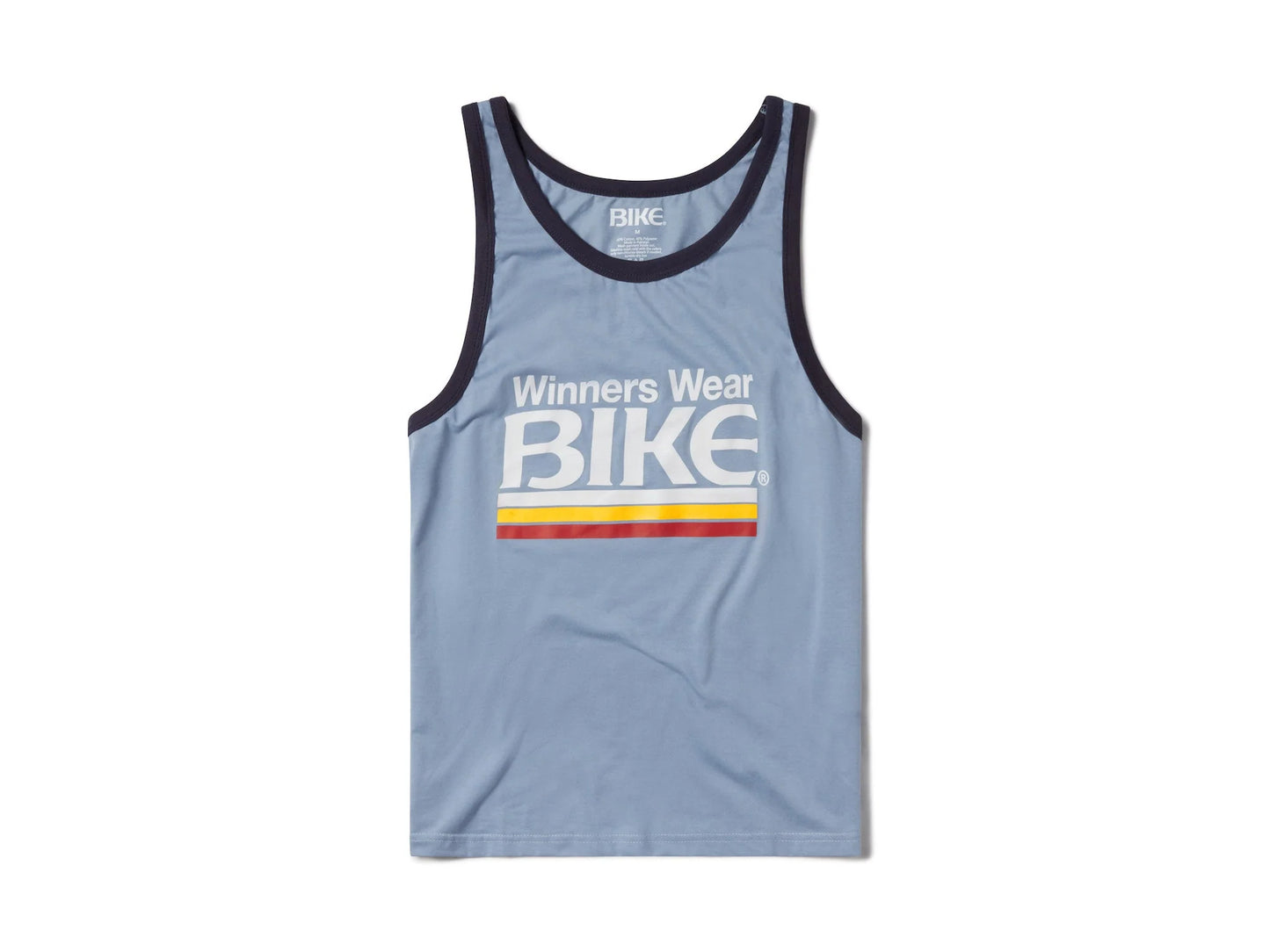 Bike Light Blue Logo Ringer Tank