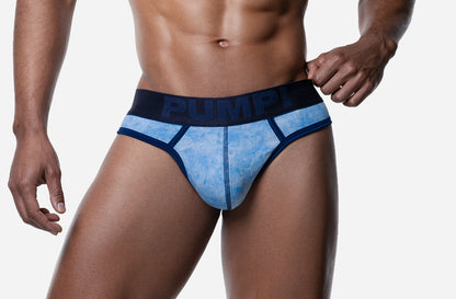Pump! Bubble Blue Thong