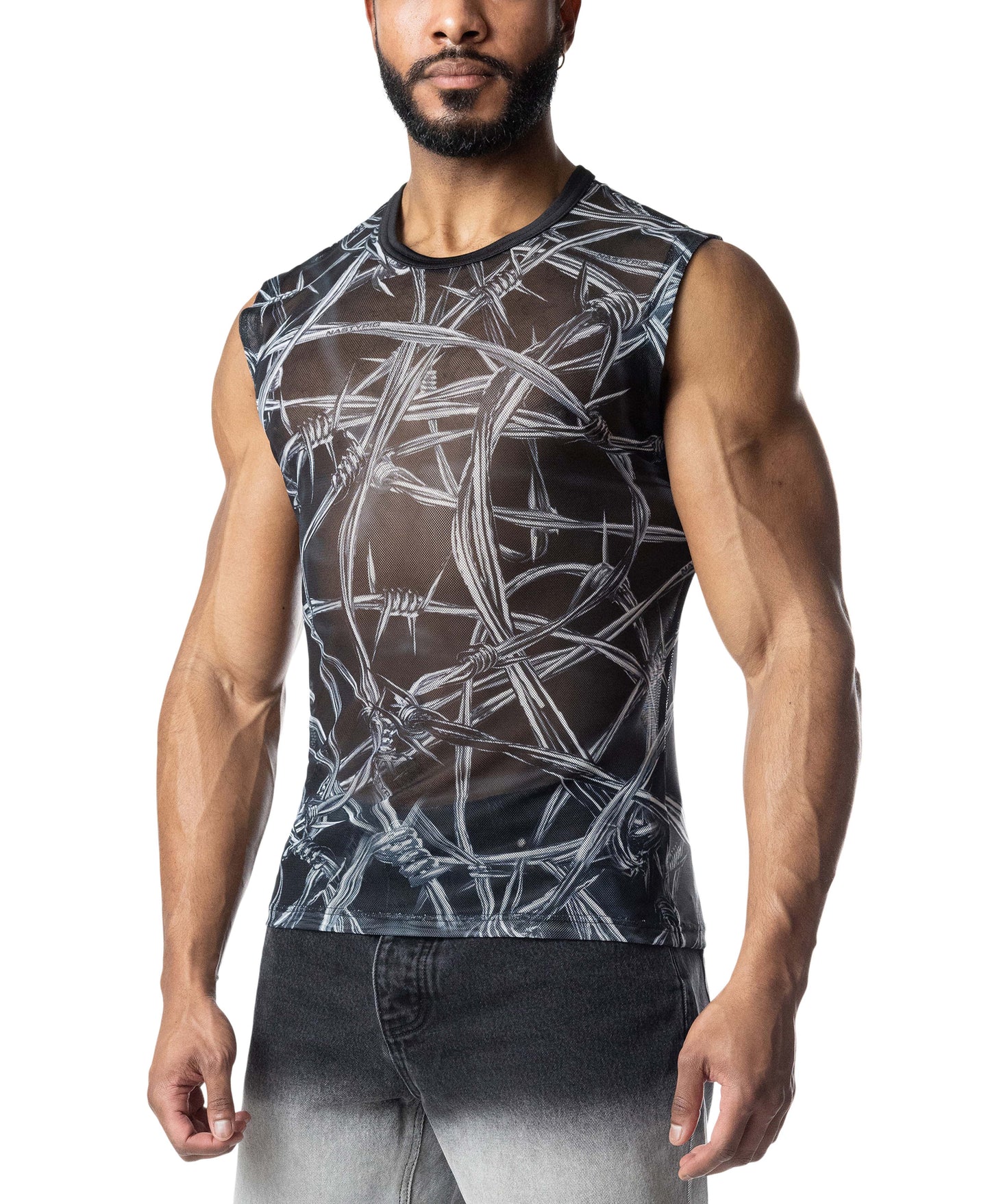 Nasty Pig Barbed Wire Sleeveless Shirt