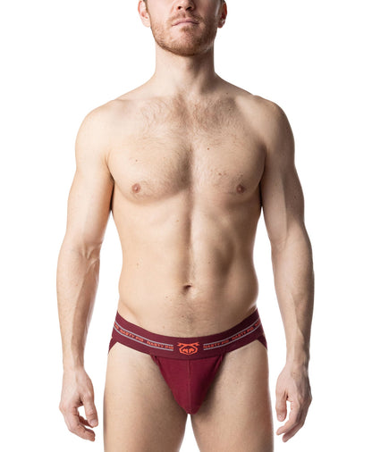 Nasty Pig Core Jock 3.0 Burgundy/Orange