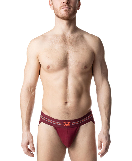 Nasty Pig Core Jock 3.0 Burgundy/Orange