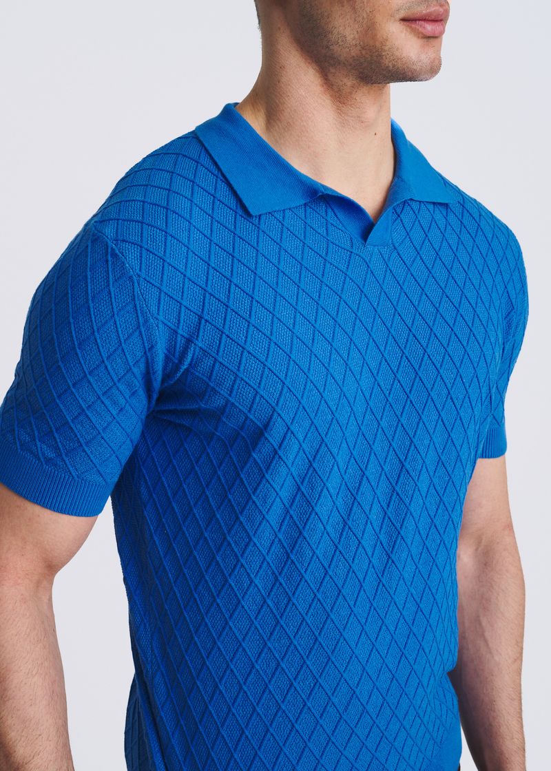 Postmarc Cobalt Johnny Texture Shirt