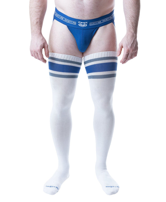 Nasty Pig Quartz Blue Thigh  High Sock