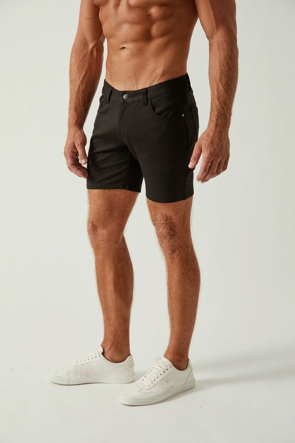 St33le Black 5" Stretch Knit Short