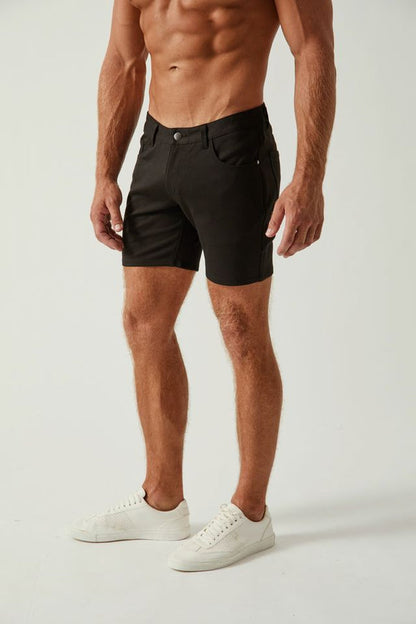 St33le Black 5" Stretch Knit Short