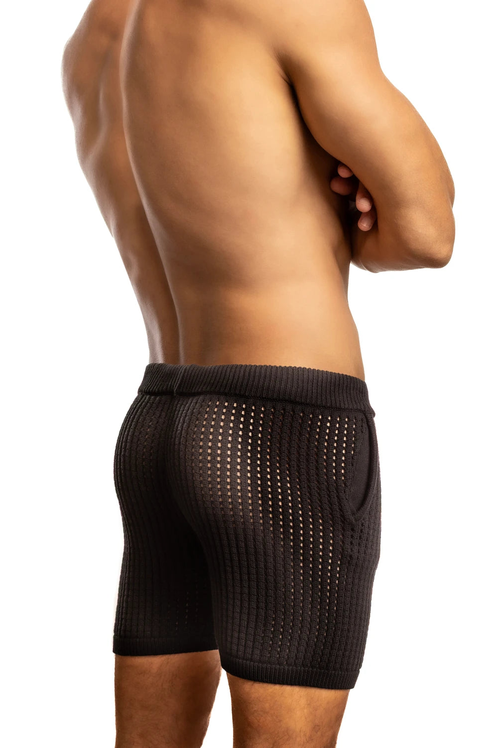 Jack Adams Roddy Crochet Knit Shorts