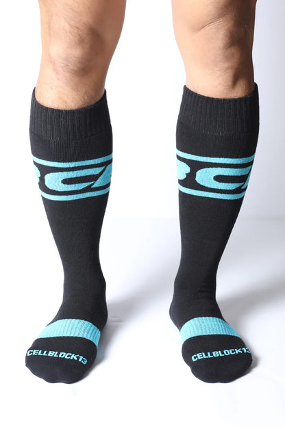 Cell Block 13 Kennel Club DARK PUP Knee High Sock