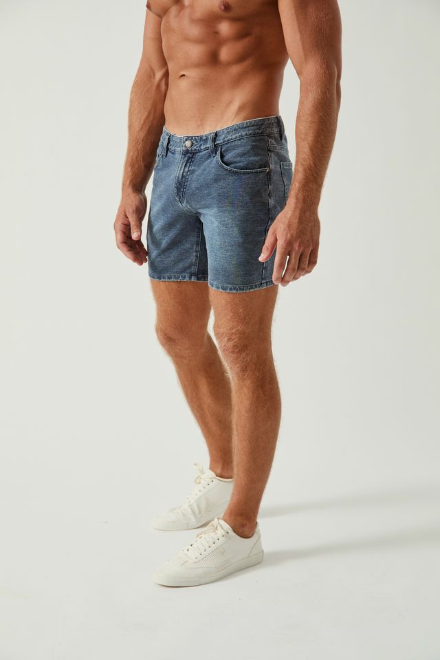 St33le Vintage Blue 5" Denim Short