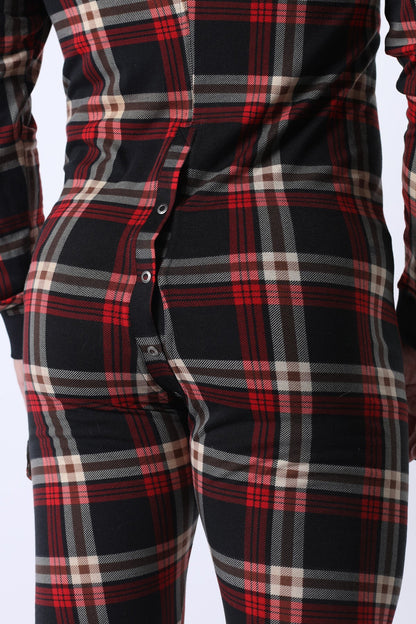 Timoteo Lumber Jacked Union Suit