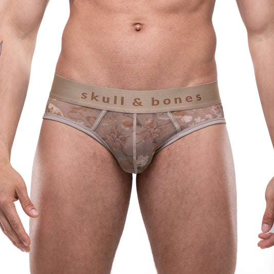 Skull & Bones Dutch Floral Tan Collection