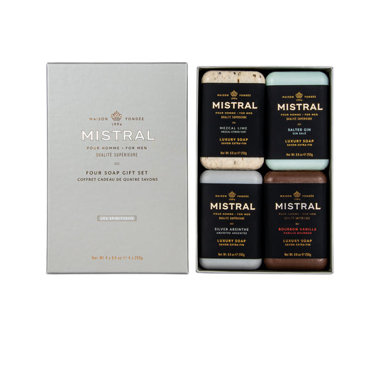 Mistral Les Spiriteueux 4 Soap Gift Set