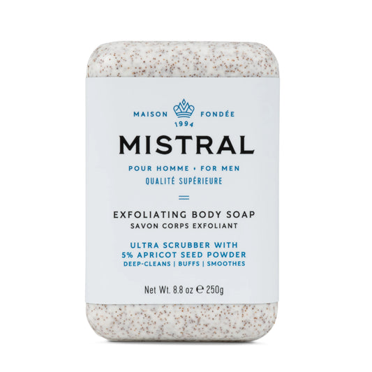 Mistral Men's Exfoliating Body Soap 8.8 OZ
