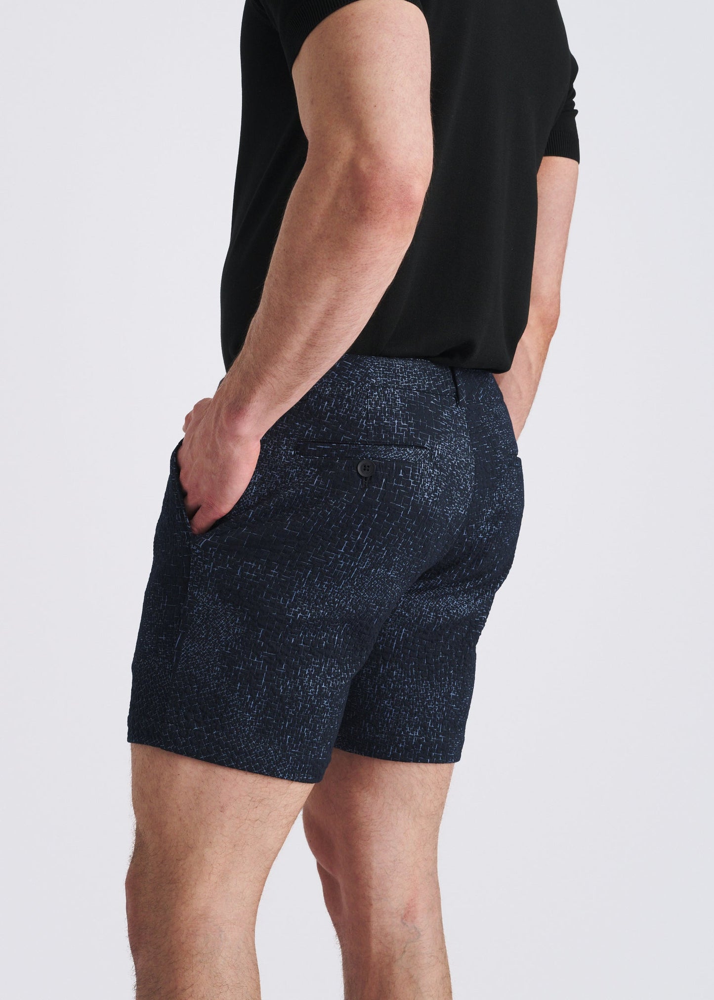 Postmarc Abstract 6" Inseam Jacquard Knit Chino