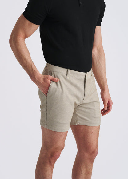 Postmarc Pinstripe 6" Inseam Knit Chino