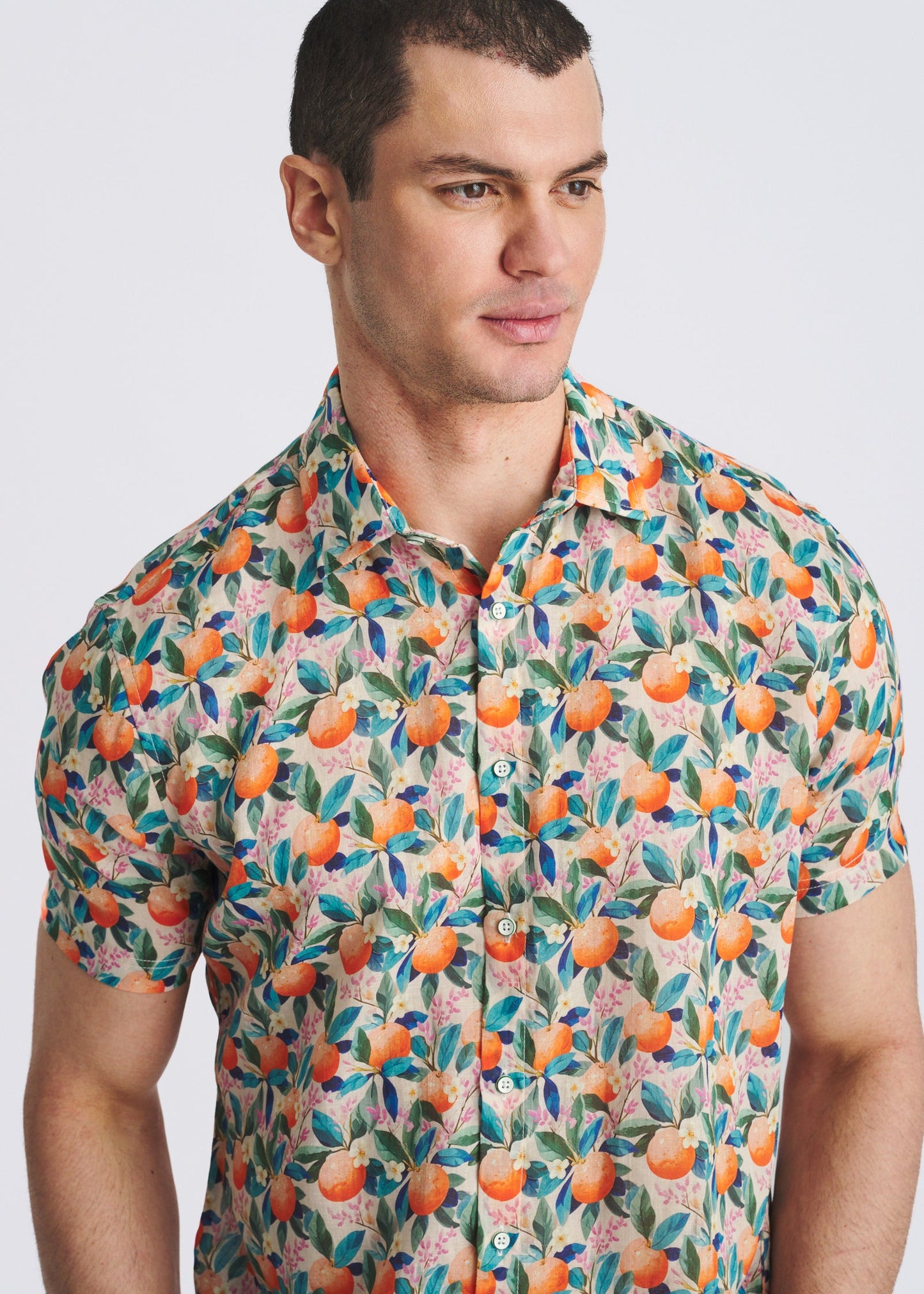 Postmarc Fruit Print Tencel SS Shirt