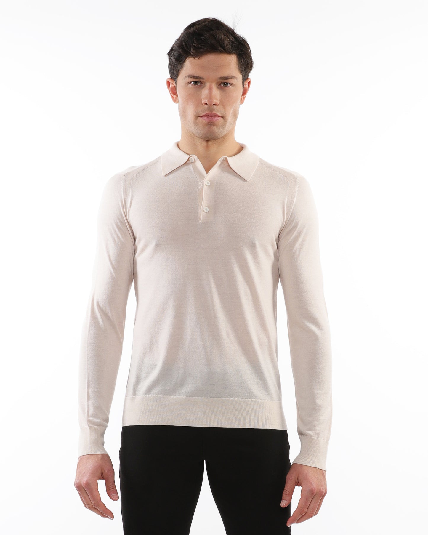 PostMarc Oat 3 Button Lightweight Knit Sweater