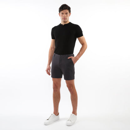 Postmarc Cement 6" Textured Stretch Knit Chino Shorts