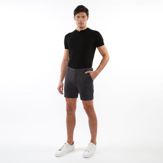 Postmarc Cement 6" Textured Stretch Knit Chino Shorts