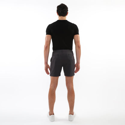 Postmarc Cement 6" Textured Stretch Knit Chino Shorts
