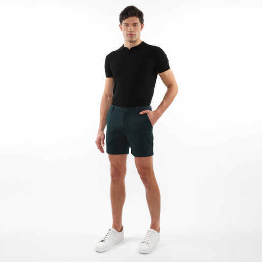 Postmarc Hunter 6" Textured Stretch Knit Chino Shorts
