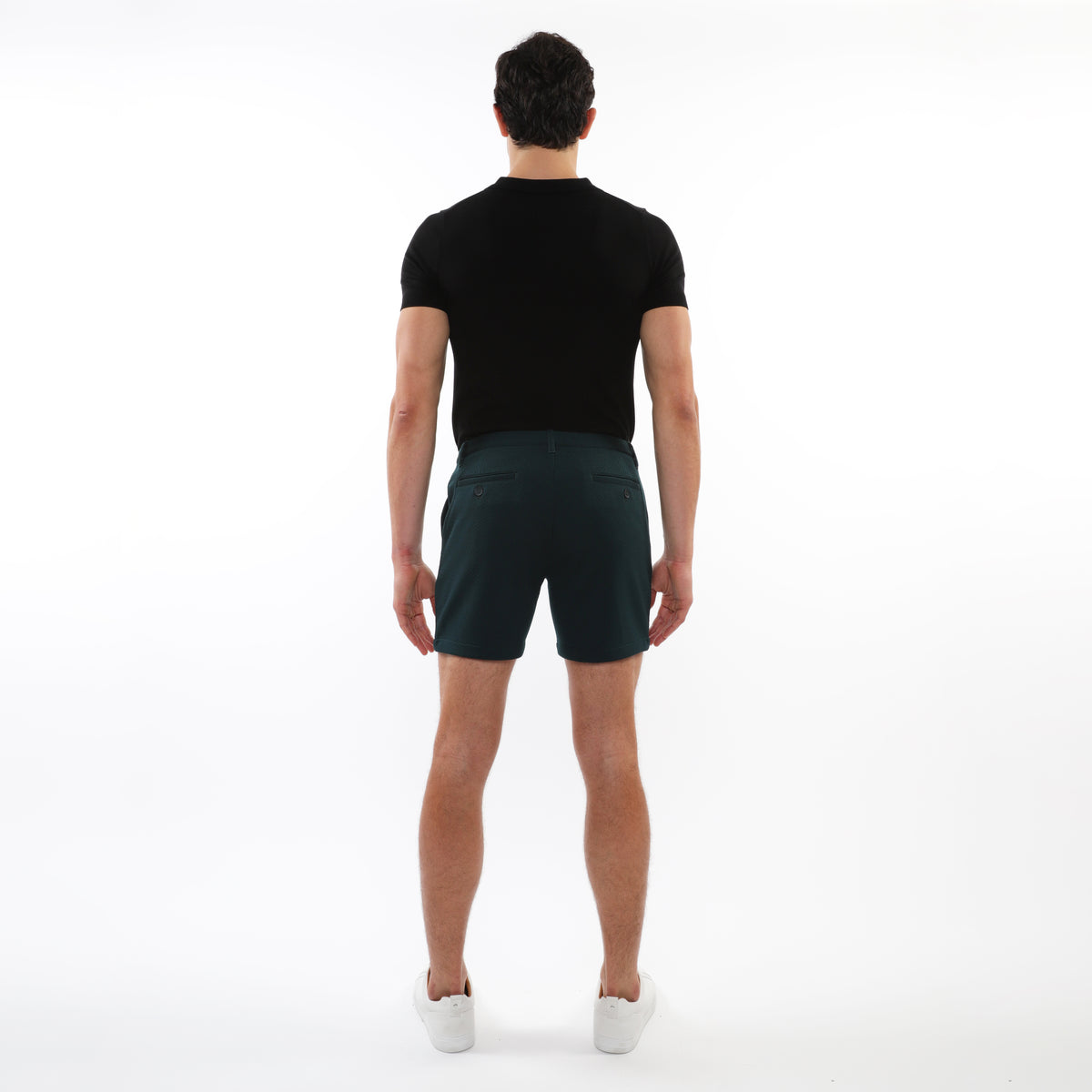 Postmarc Hunter 6" Textured Stretch Knit Chino Shorts