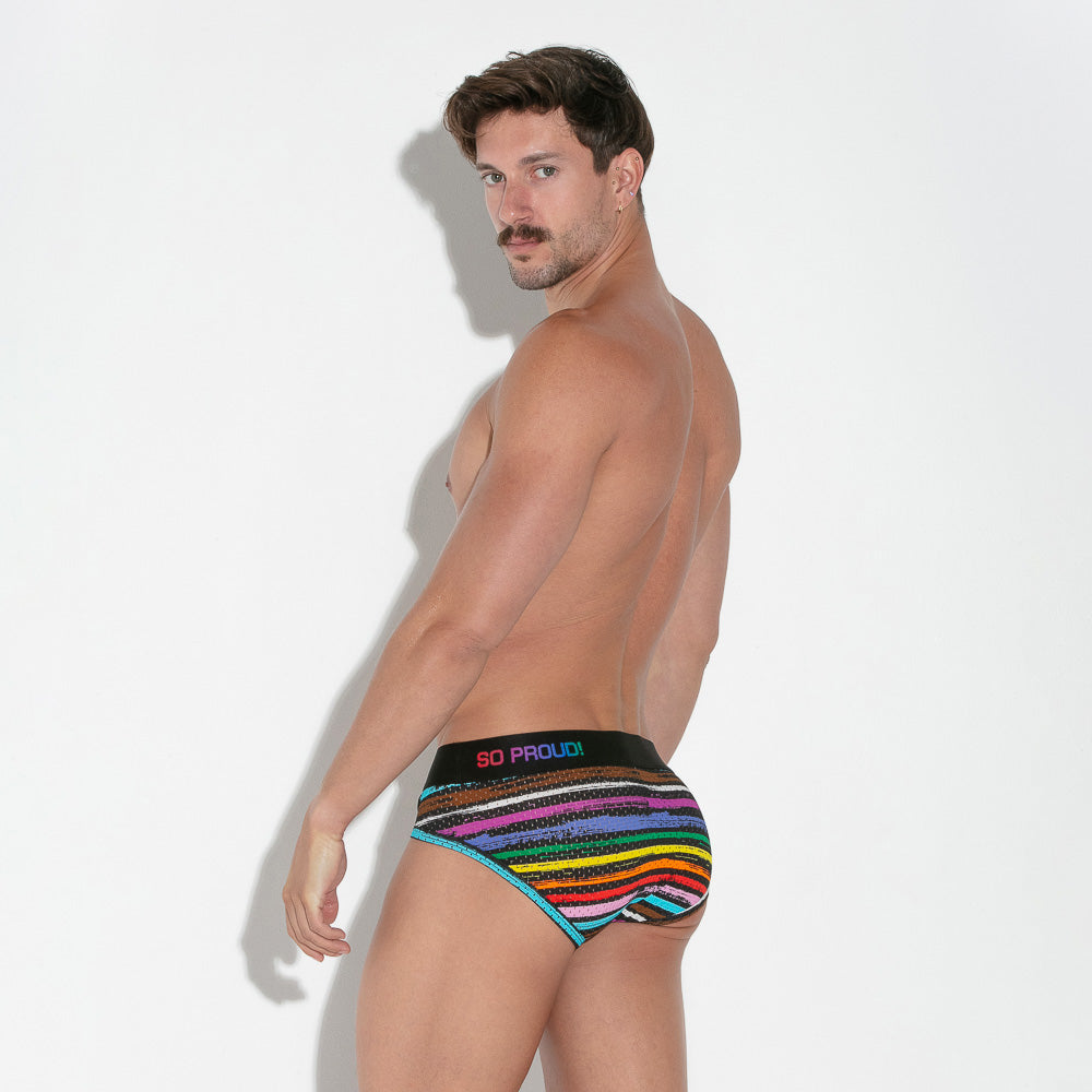 Code 22 Pride Mesh Briefs