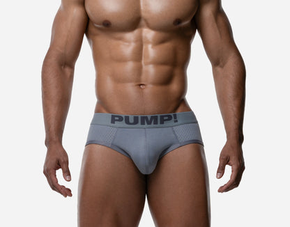 Pump! Gray Classic Brief