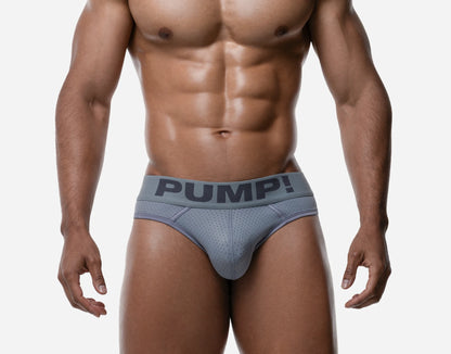 Pump! Gray Classic Thong