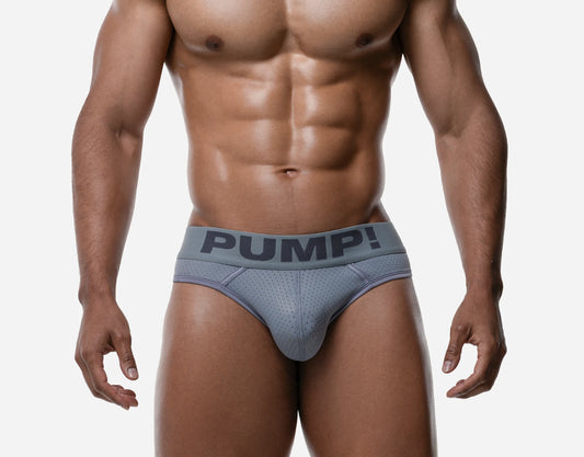 Pump! Gray Classic Thong