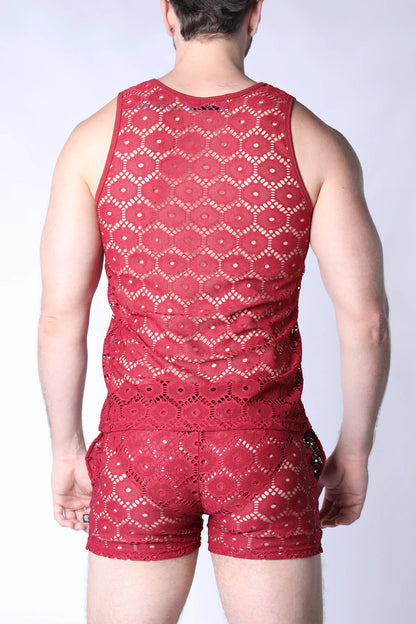 Timoteo Palermo Mesh Tank Top
