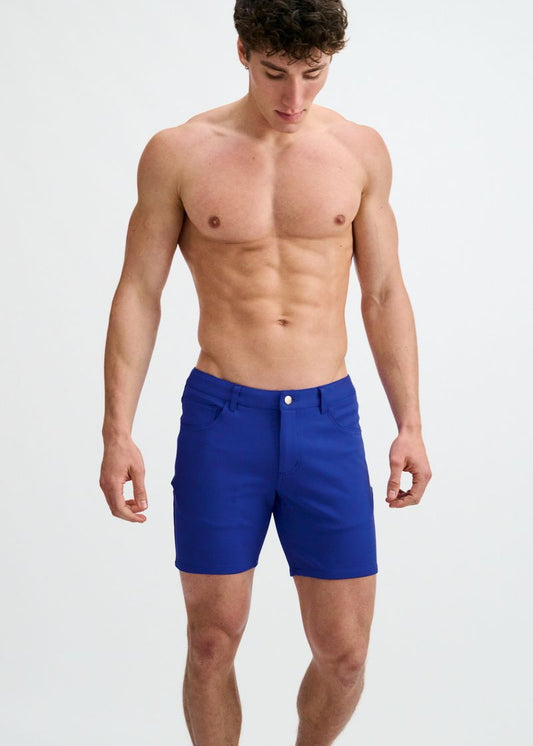 St33le Blueberry 5" Stretch Knit Short