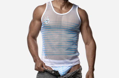 Pump! Sailor Mesh Tank