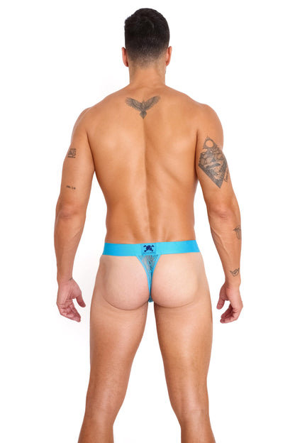 Skull & Bones Pegasus Cerullean Burnout Thong