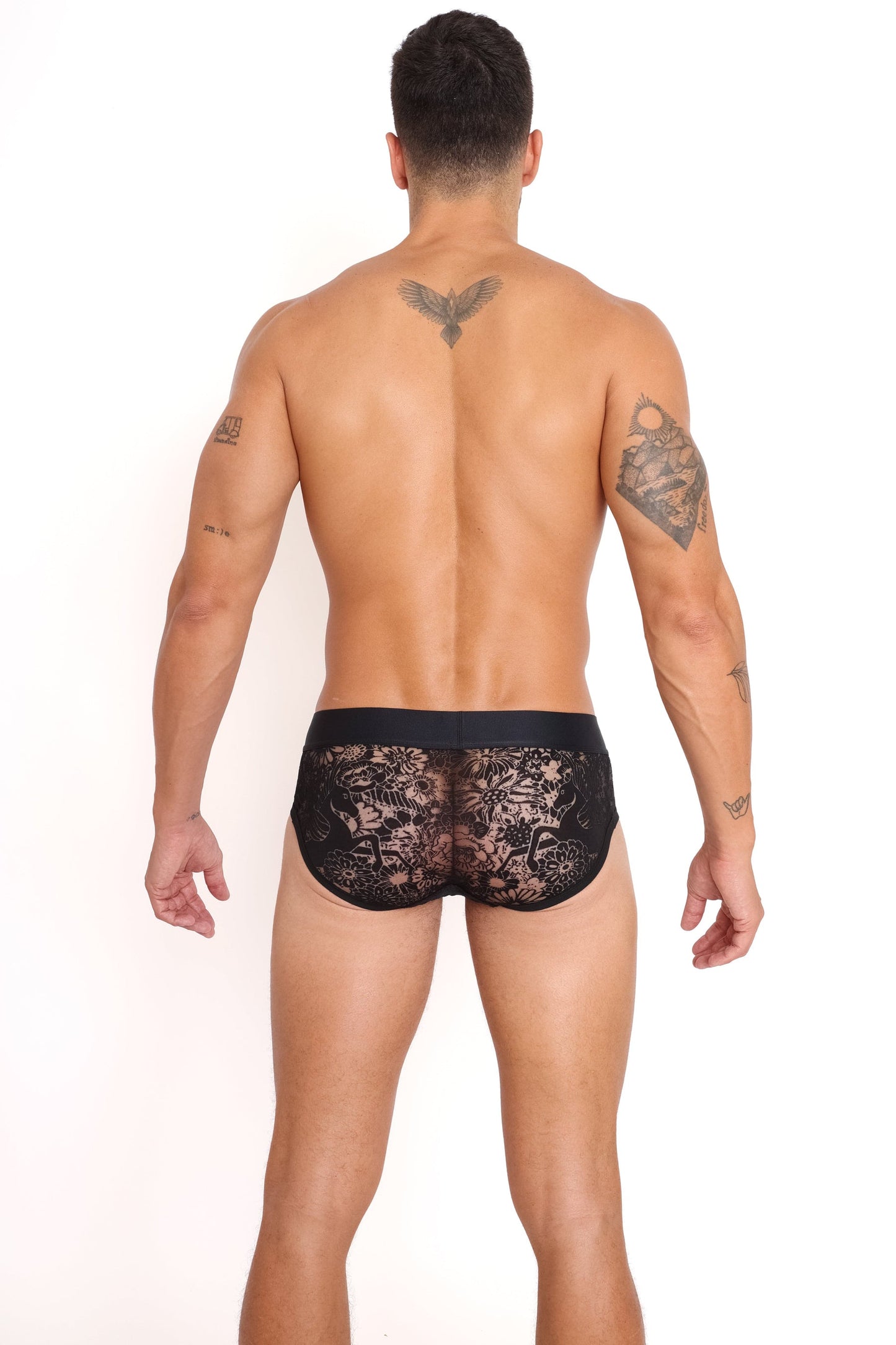 Skull & Bones Pegasus Burnout Black Brief