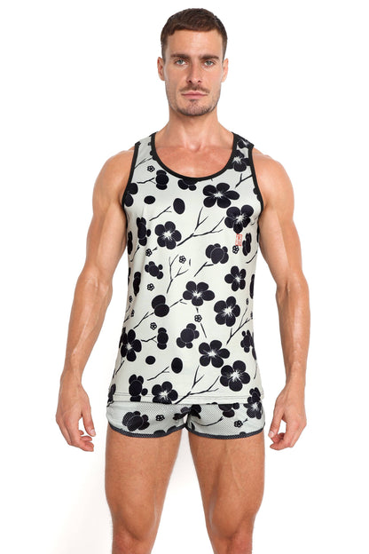 Skull & Bones Japanese Flowers Tank