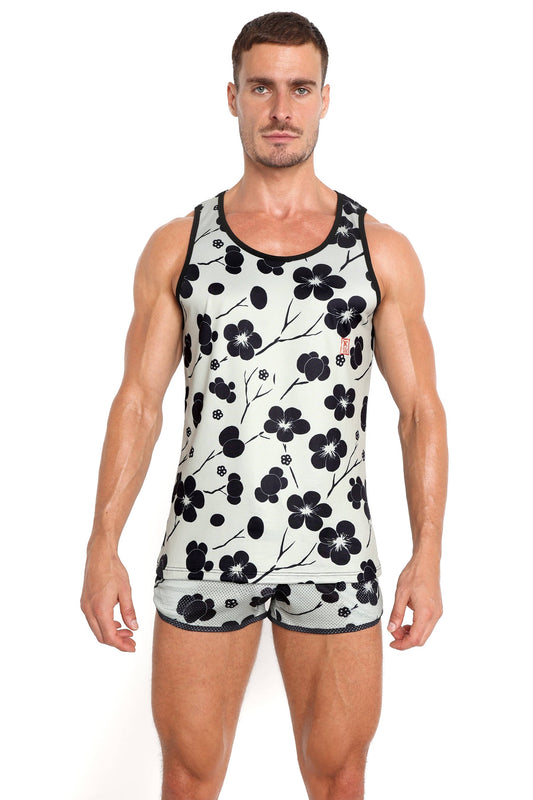 Skull & Bones Japanese Flowers Tank