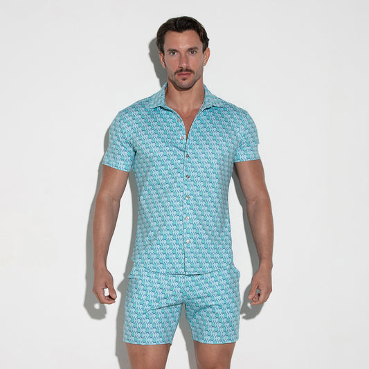 Code22 Aqua Sleek Shirt