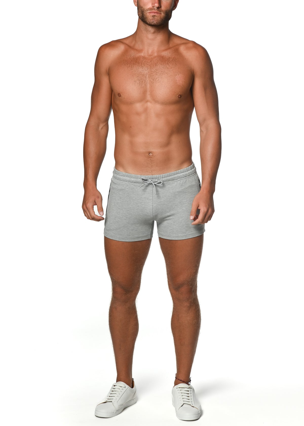 St33le Vault 3.5" Grey Gym Short