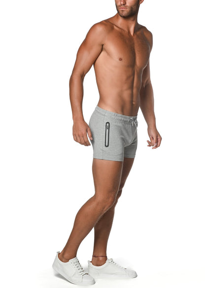 St33le Vault 3.5" Grey Gym Short