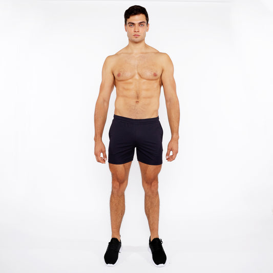 St33le Peacoat Textured Mesh Performance Shorts